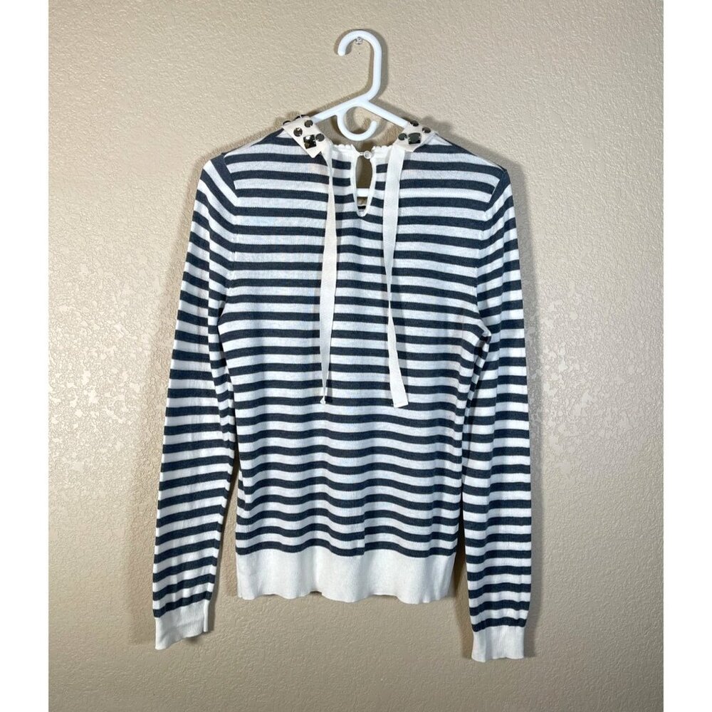 Anthropologie MOTH Caramella Pullover Sweater Striped - Picture 7 of 12